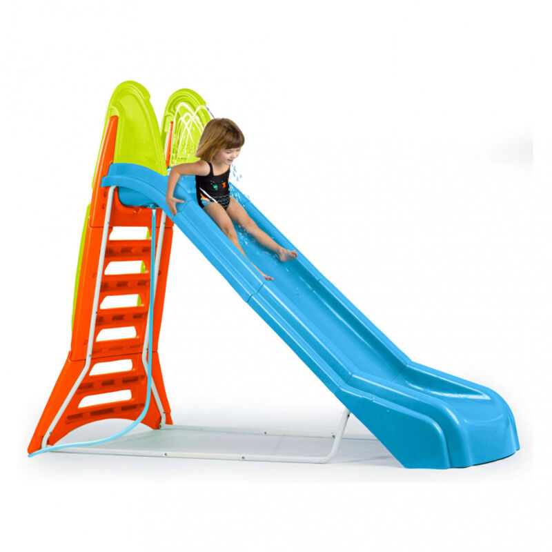 foto del prodotto bob gardens scivolo feber da giardino con acqua in plastica cm 302x117x209 mega