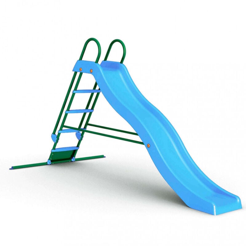 foto del prodotto bob gardens scivolo per bambini in plastica,acciaio cm 285x60x168 onda