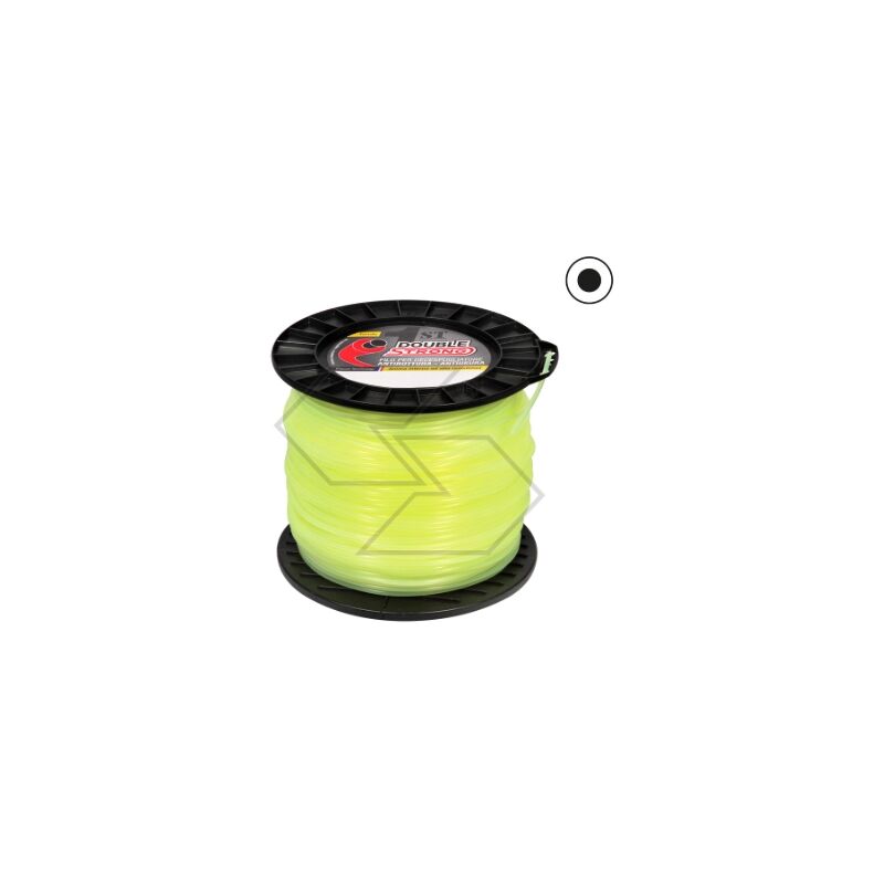 foto del prodotto bobina 2kg filo decespugliatore duble strong sezione tonda 3,5 mm lunghezza 182m