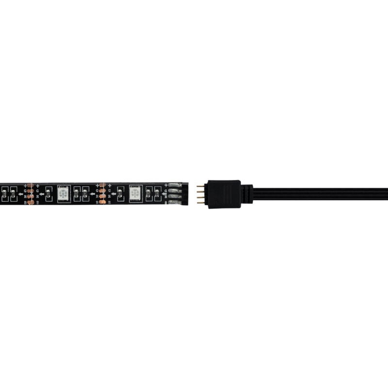 foto del prodotto bobina 2m striscia led 5v rgb 30 led m ip65 kit con usb per tv rgb
