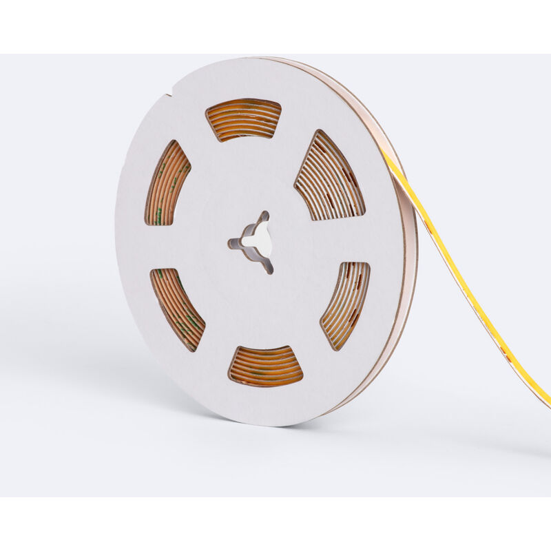 foto del prodotto bobina 5m striscia led 24v cob 320 led m 7w m 840 lm m larga 5mm ip20 cri90 supernarrow taglio 5cm 4000k bianco naturale