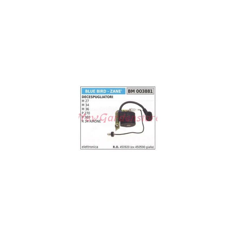 foto del prodotto bobina accensione blue bird per decespugliatori m 27 34 36 p270 360 r 34 airone 003881