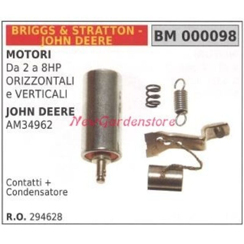 foto del prodotto bobina accensione contatti puntine motore briggs stratton ricambio 294628