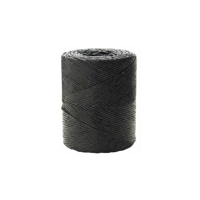 foto del prodotto bobina corda rafia 750 grammi colore nero