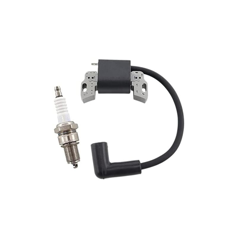 foto del prodotto bobina di accensione con candela per tosaerba briggs stratton stratton 08p500 08p600 093j02 09p600 09p700 sostituisce 798534 799582 593872 595009