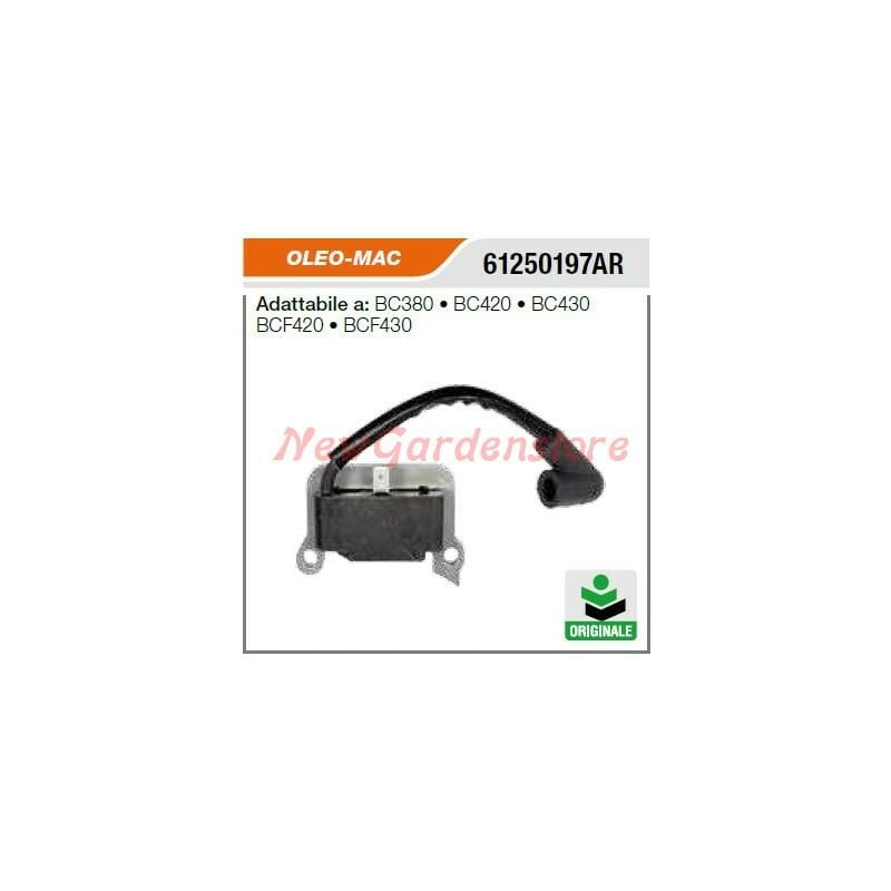 foto del prodotto bobina di accensione oleomac decespugliatore bc380 420 430 61250197ar