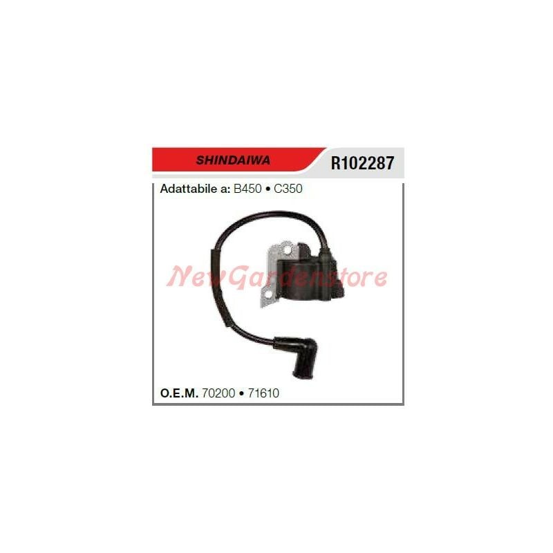 foto del prodotto bobina di accensione shindaiwa decespugliatore b450 c350 r102287