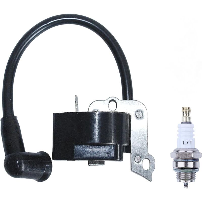 foto del prodotto bobina di accensione ymyny per decespugliatore fs38 fs45 fs46 fs55 fc55 hl45 km55, modulo bobina di accensione con 1 candela di accensione, parti di
