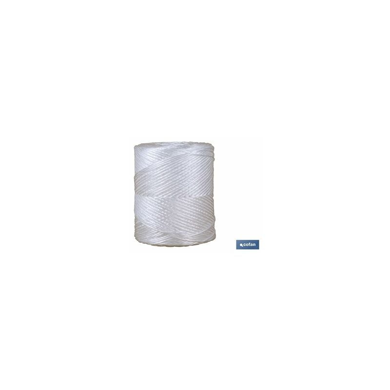 foto del prodotto bobina di filo di rafia 600 750 gr bianco