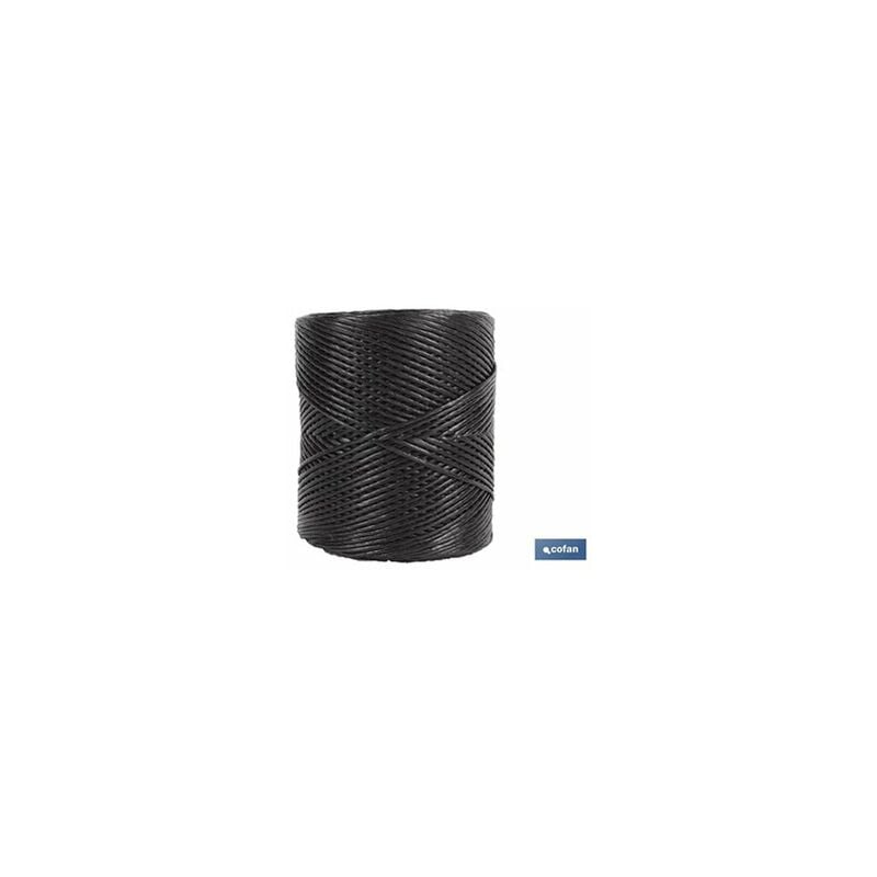 foto del prodotto bobina di filo di rafia 600 750 gr nero
