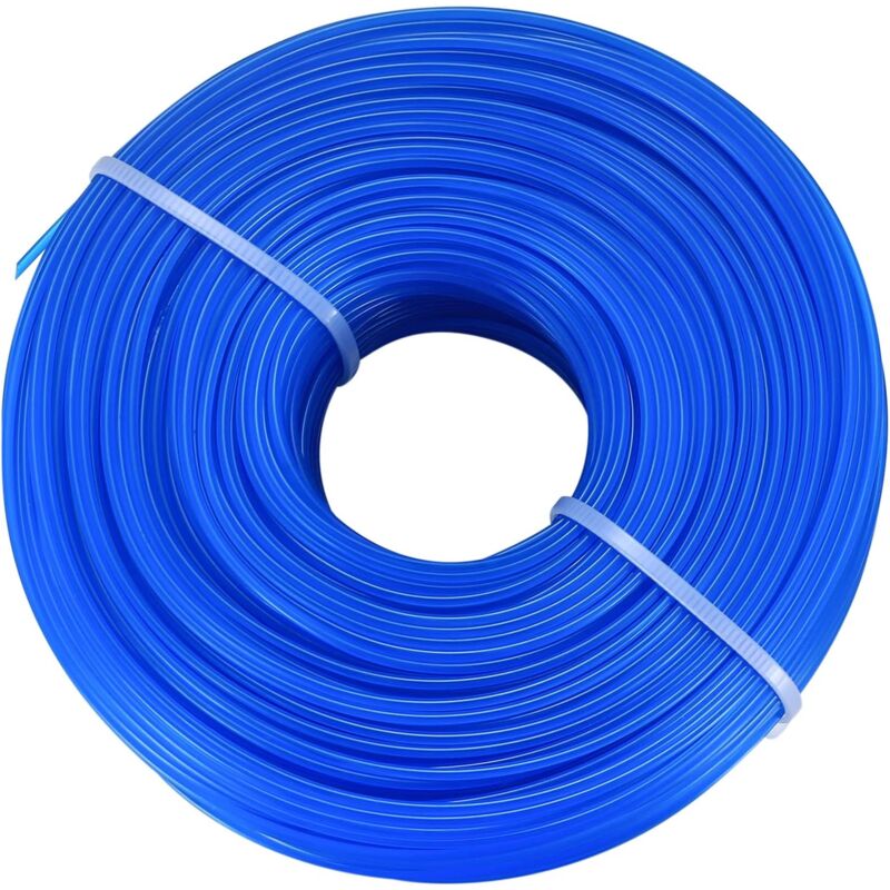 foto del prodotto bobina di filo per decespugliatore da 1,6 mm x 100 m in nylon per tosaerba elettrico, corda rotonda in nylon, filo per decespugliatore
