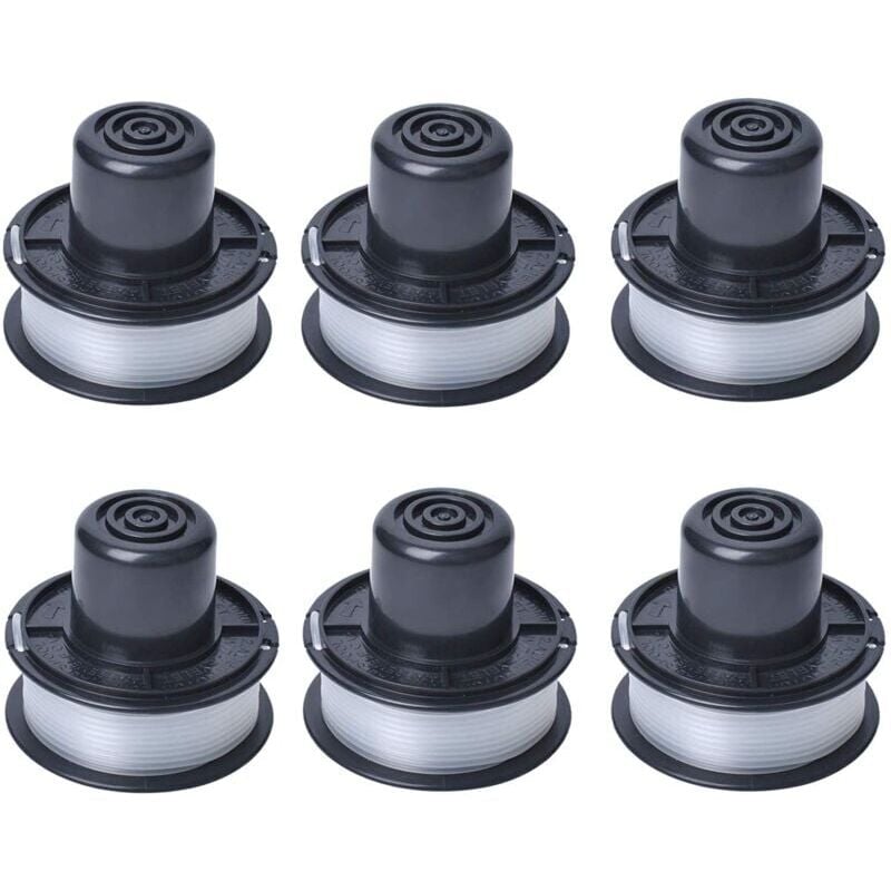 foto del prodotto bobina di filo ymyny a6226 compatibile con il tagliabordi automatico auftipp gl250 / gl310 / gl360 / gl360sb con filo da 6 m, confezione da 6