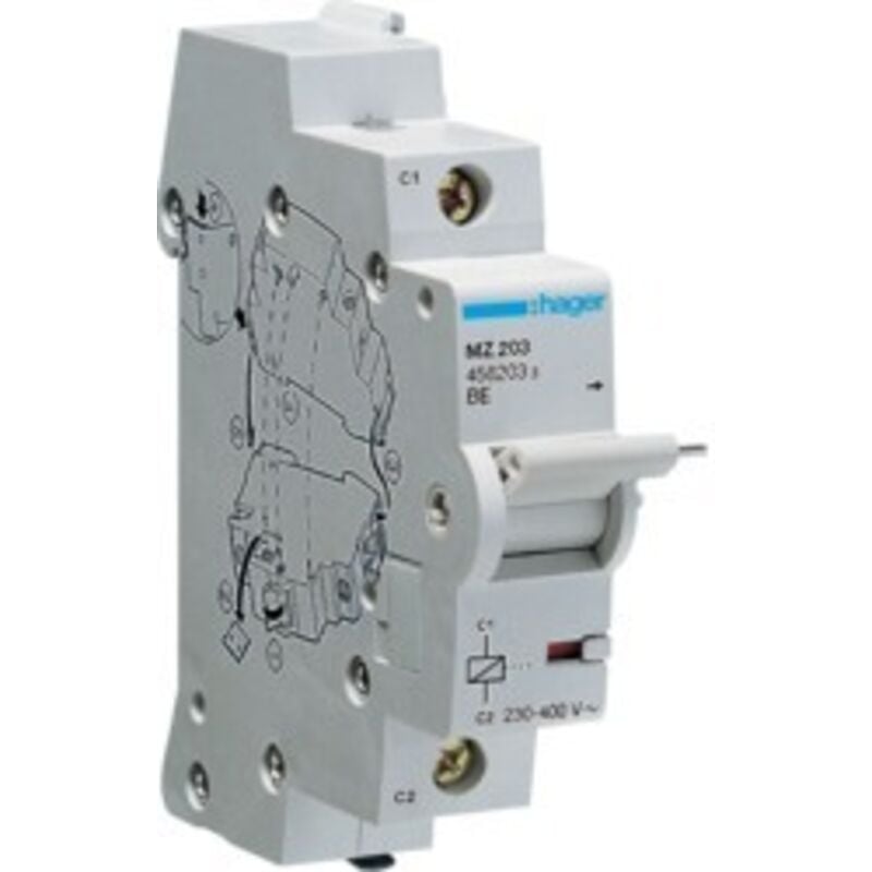 foto del prodotto bobina di lancio corrente 230 415v ca1m hager cod. mz203 
