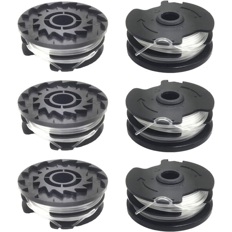 foto del prodotto bobina di ricambio per decespugliatore a batteria parkside prt 550 a1 lidl ian 311404, prt 550 a3, prta 20 li b2 8,2 m 0,2 cm 6 bobine 