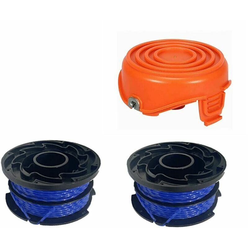 foto del prodotto bobina e filo per decespugliatore black decker e tappo di copertura per gl650 gl660 gl670 gl315 gl655 gl656 lablanc
