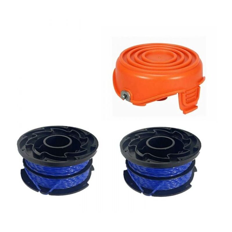 foto del prodotto bobina e linea e tappo di copertura per decespugliatore gl650 gl660 gl670 gl315 gl655 gl656 loy