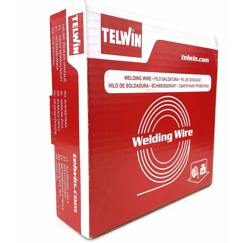foto del prodotto bobina filo animato per saldatura flux no gas telwin 0,9mm 3kg 802188