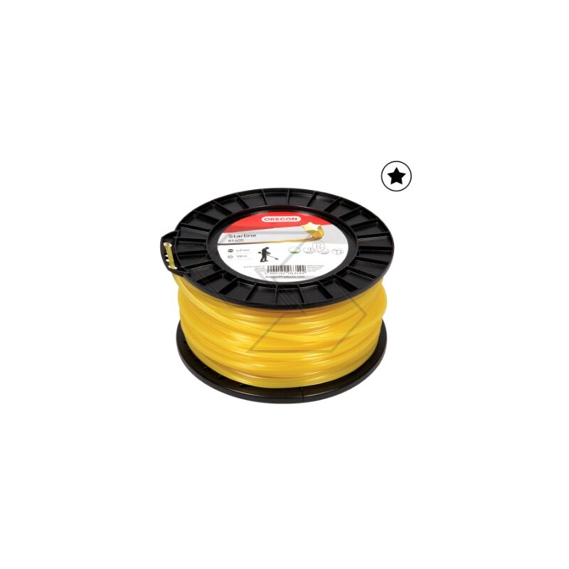 foto del prodotto bobina filo per decespugliatore oregon sezione stellare 4,0 mm lunghezza 100 m
