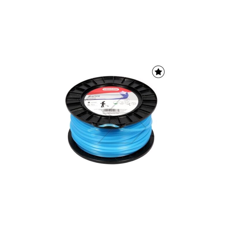 foto del prodotto bobina filo per decespugliatore oregon sezione stellare 4,4 mm lunghezza 75 m