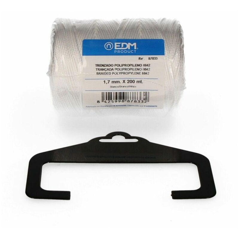foto del prodotto bobina in polipropilene intrecciato edm 8842 200 m bianco