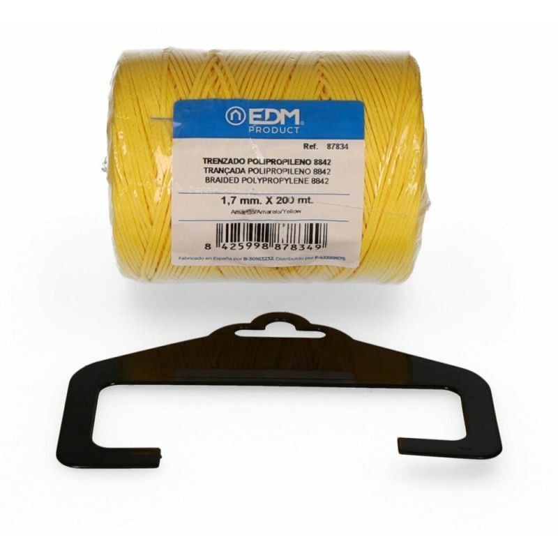 foto del prodotto bobina in polipropilene intrecciato edm 8842 200 m giallo