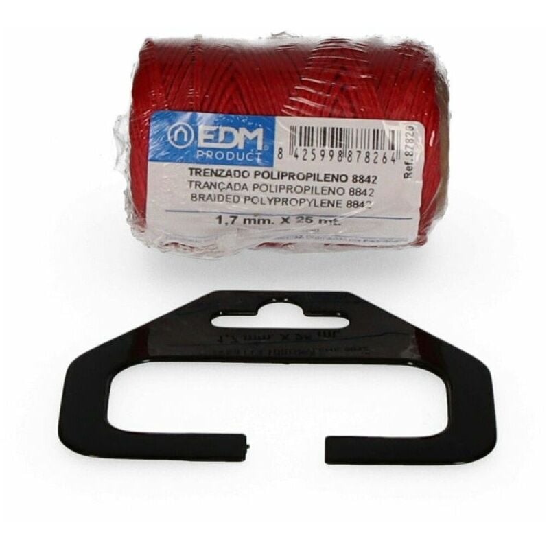 foto del prodotto bobina in polipropilene intrecciato edm 8842 25 m rosso