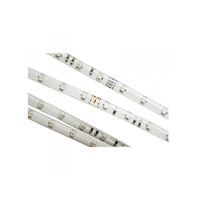 foto del prodotto bobina led rgb 12v 300 smd 3528 ip65 con silicone biadesivo 12v