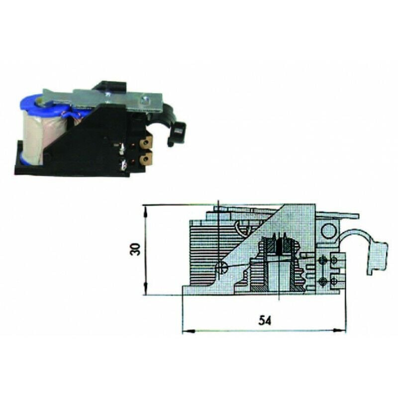 foto del prodotto bobina per elettroserrature 12v cisa dx 07118001