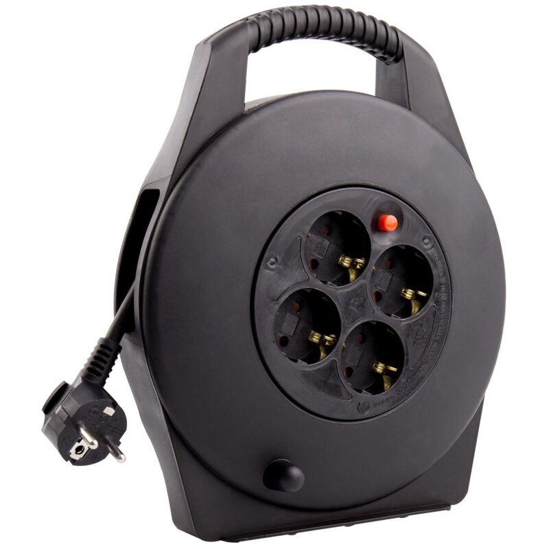 foto del prodotto bobina prolunga cavo elettrico 10m 3x1.5 mm nero
