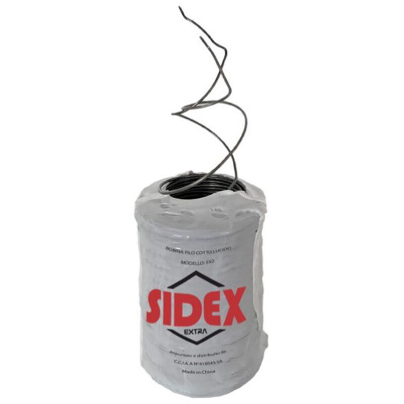 foto del prodotto bobina rocchetto filo cotto filo di ferro n 5x2 sidex extra made in italy