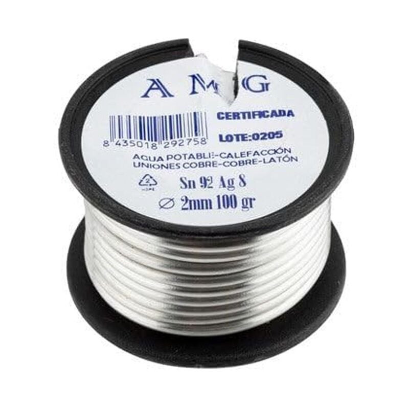 foto del prodotto bobina stagno argento 6 100 gr