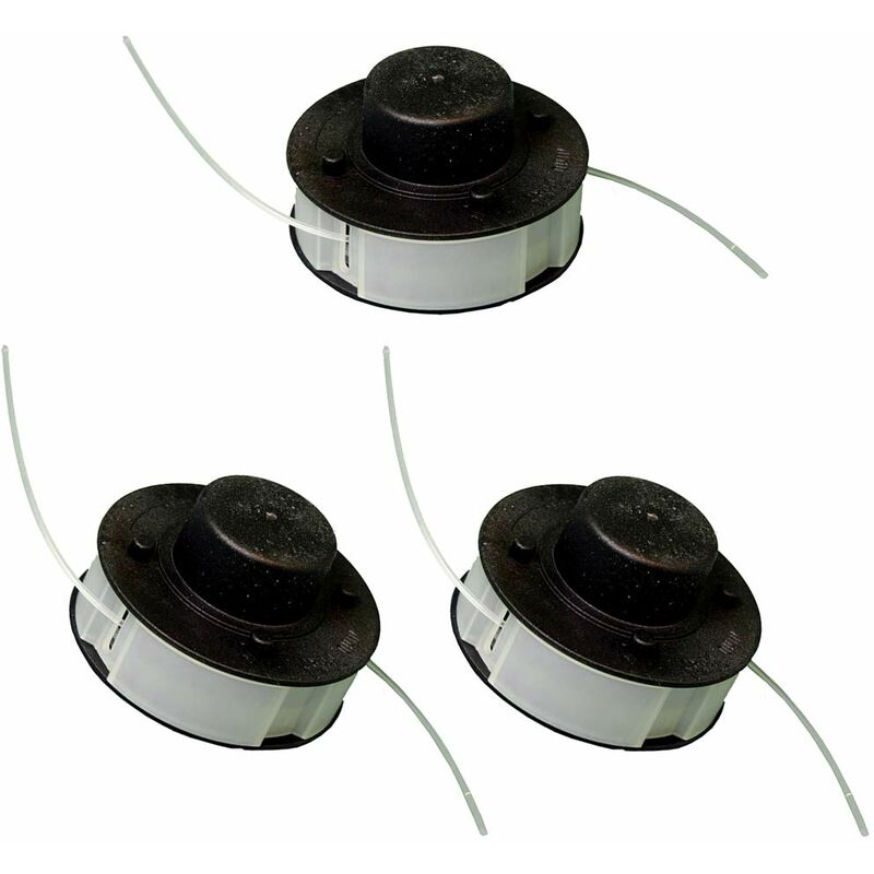 foto del prodotto bobine di fili sostitutive da set da 3 13005001 3 rocchetto per tagliabordi 350, igt 600, etc ikra