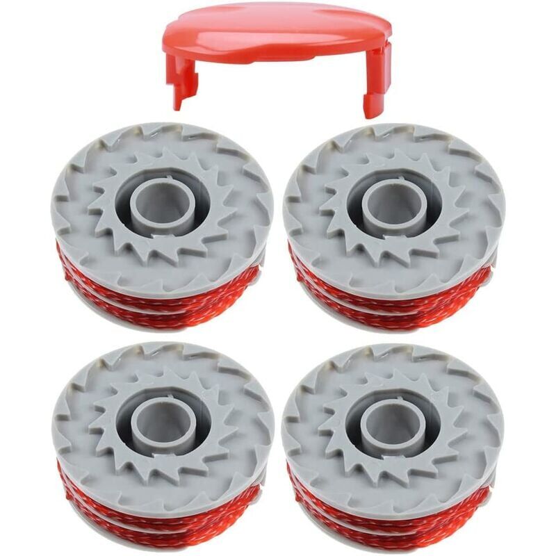 foto del prodotto bobine di ricambio per decespugliatore fly021 compatibili con contour 500 xt, power trim 500 xt, mini trim contour xt, mini trim auto st xt plus xt,