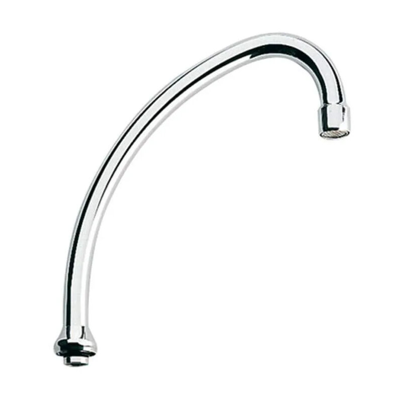 foto del prodotto bocca del tubo del lavabo, sporgenza 130, dado 3 4 , diametro 18mm