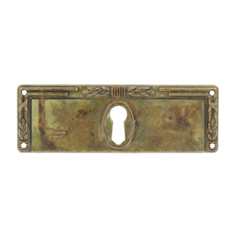 foto del prodotto bocchetta antich. art. 30060 mm.97x33 ottone ant.. prezzo per 1 pezzo.