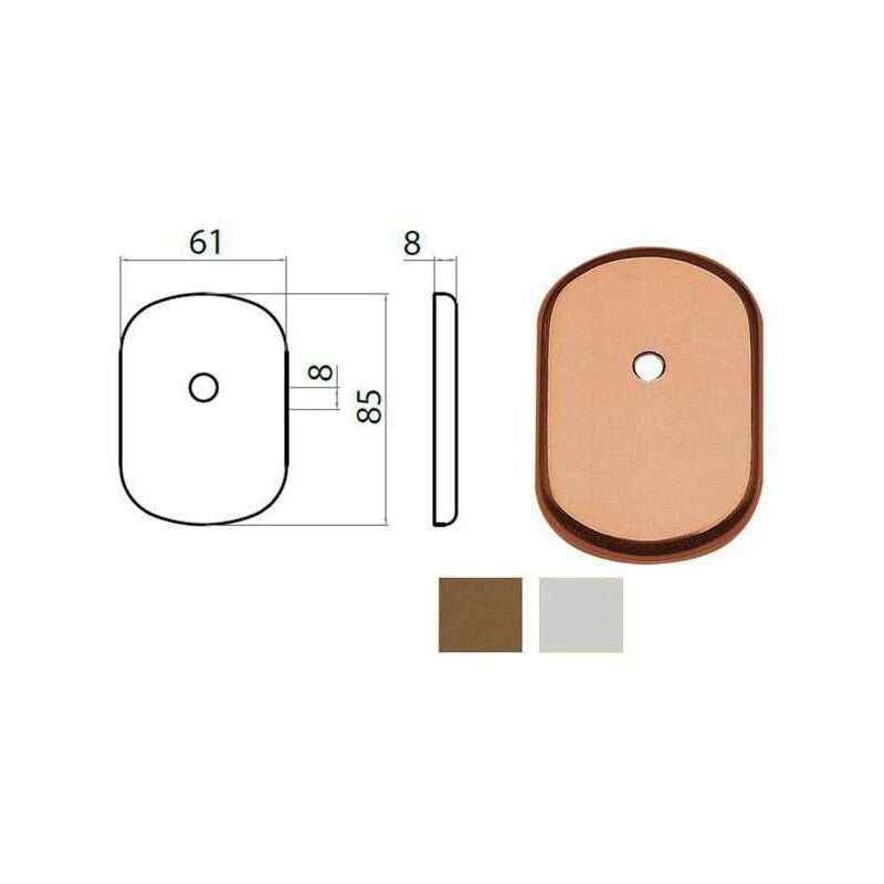 foto del prodotto bocchetta ghibli all bro 62x86 pomolo