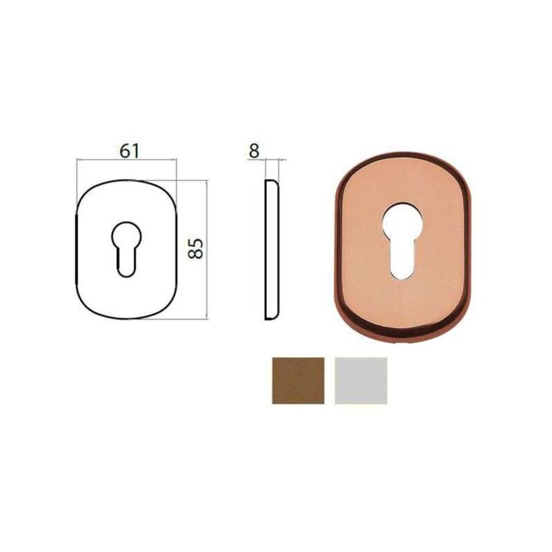 foto del prodotto bocchetta ghibli alluminio argentato 62x86 yale