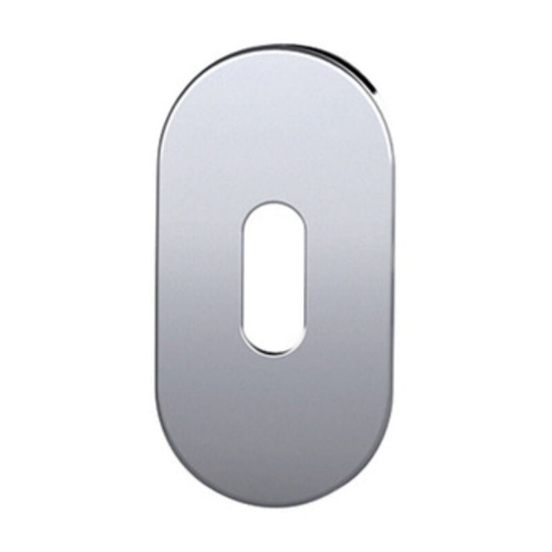 foto del prodotto bocchetta ovale bassa mm6 inox satinato f.patent. prezzo per 1 pezzo.