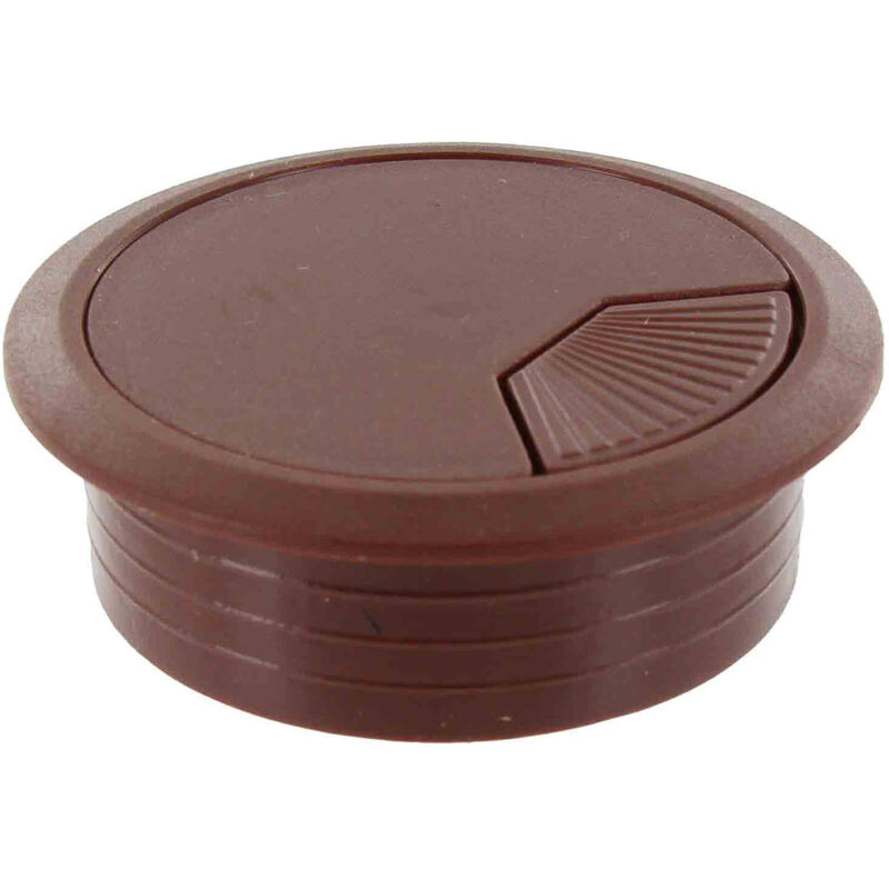 foto del prodotto bocchetta passacavi d.mm.60 plast.marrone