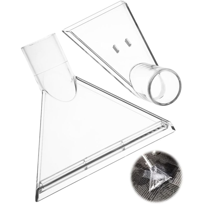 foto del prodotto bocchetta per aspirapolvere a 2 pezzi, accessori per aspirapolvere, bocchetta per tappezzeria per aspirapolvere a iniezione estrazione, bocchetta per