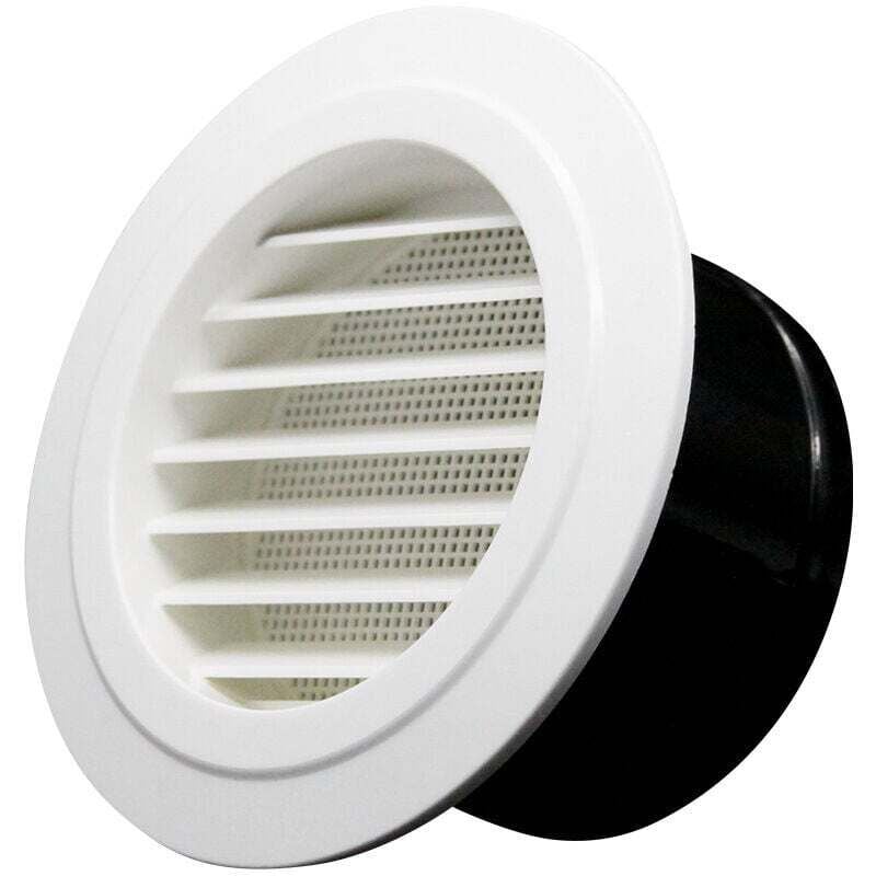 foto del prodotto bocchette, griglie e prese d aria bocchetta di ventilazione da 75mm con griglia di protezione abs 75mm 