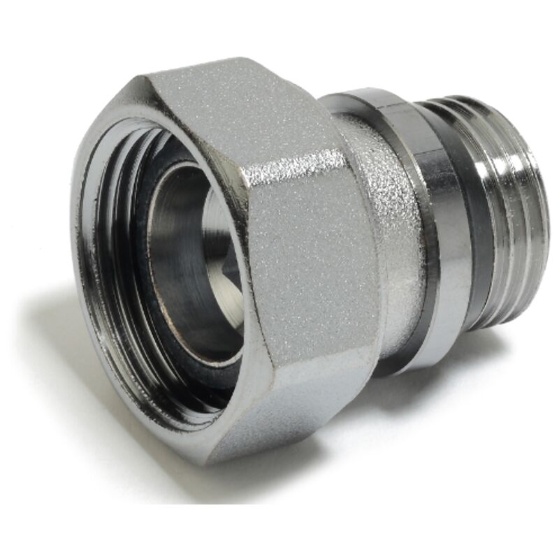 foto del prodotto bocchettone cromato con autotenuta per valvole e detentori serie giacotech p15tg 1 2 x 3 8 