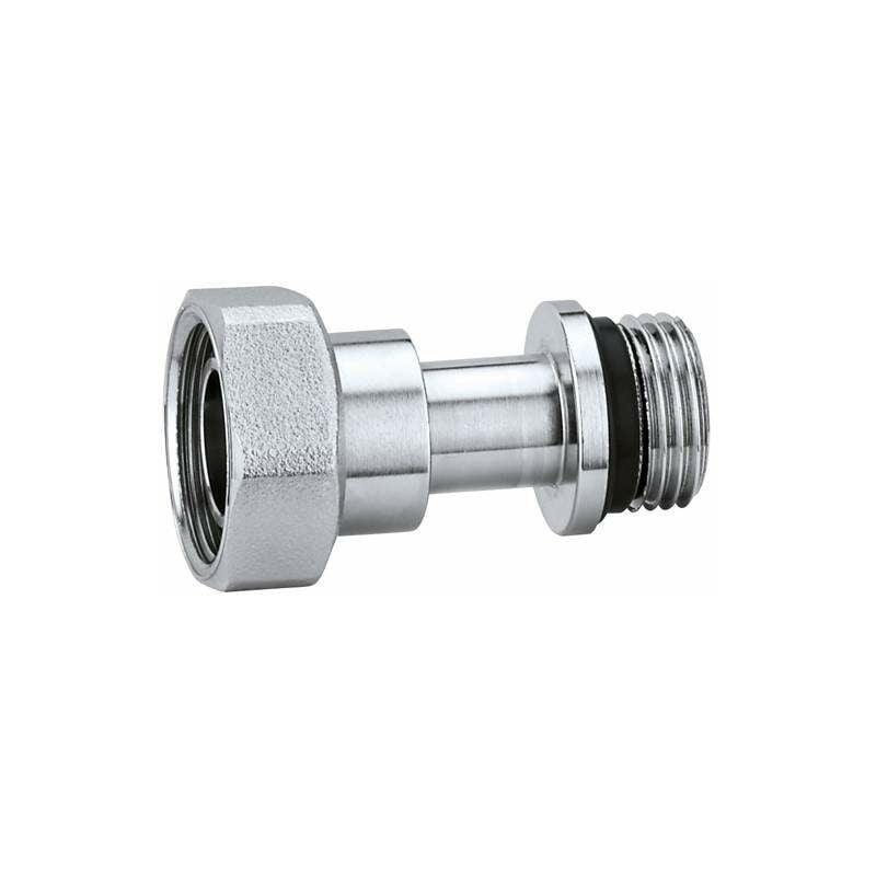 foto del prodotto bocchettone telescopico per valvole e detentori per radiatori caleffi 381302-381402 3 4 x 1 2 g