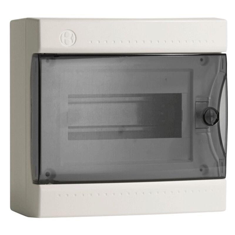 foto del prodotto bocchiotti centralino con portello 8 moduli ip40 b04083