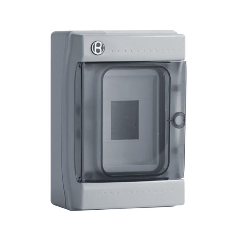 foto del prodotto bocchiotti centralino ip65 8 moduli portella fum linea pablo grigio b06521