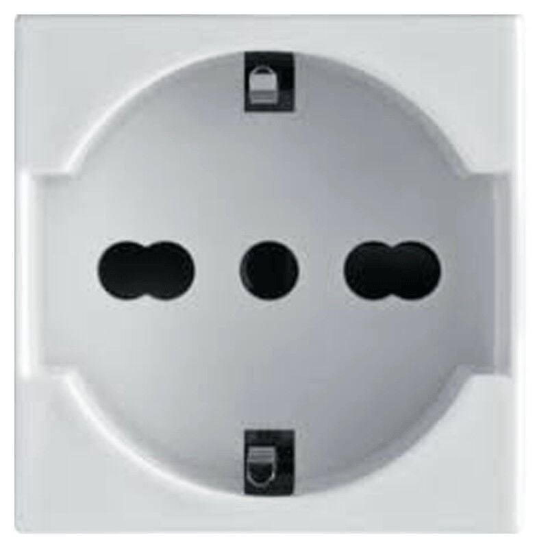 foto del prodotto bocchiotti presa schuko bivalente 2p t 10 16a 250v 02810