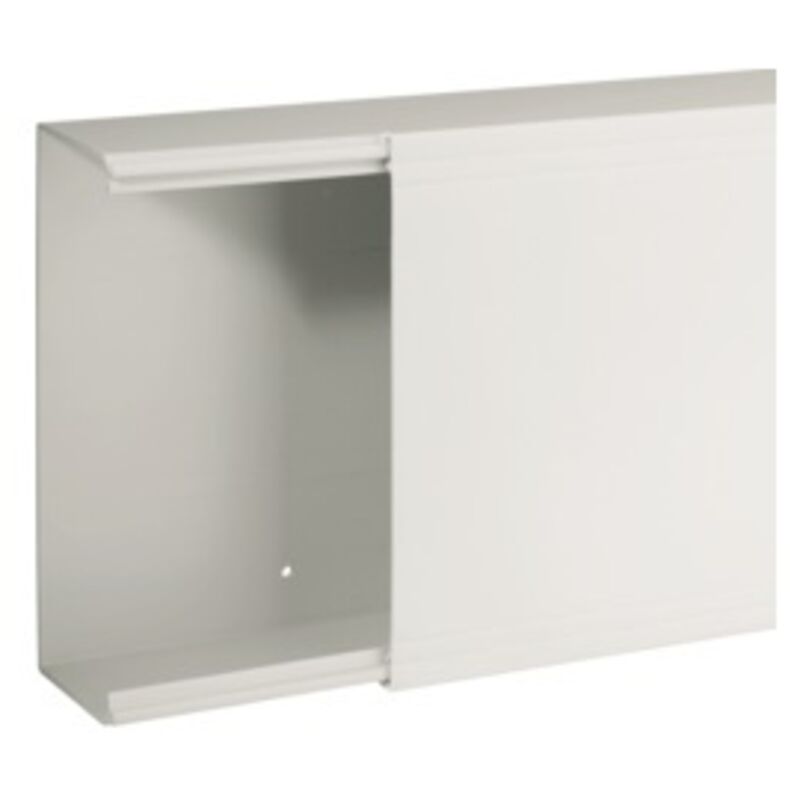 foto del prodotto bocchiotti ta en 200x80 w canale porta cavi a base piana, bianco