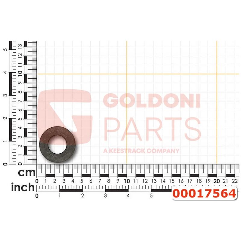 foto del prodotto boccola in gomma originale goldoni 00017564