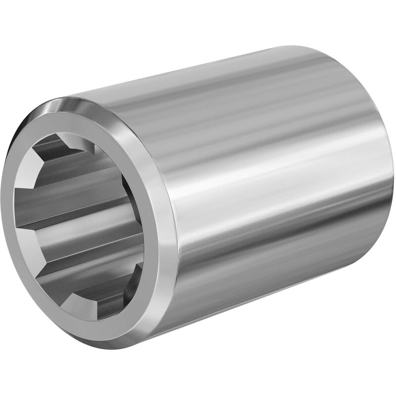 foto del prodotto boccola per albero cardanico tipo c 80 mm per giunto scanalato da 1 3/4' 6d 6 scanalature trattore