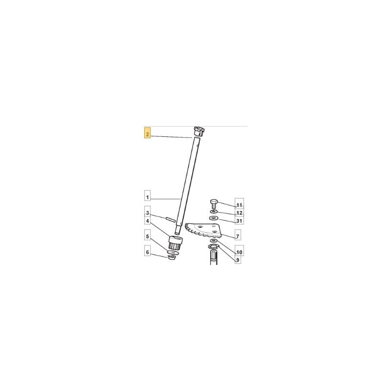 foto del prodotto boccola sterzo trattorino tagliaerba modelli 1228h 1228m 325038004 0 stiga